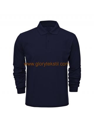 Uzun Kol Polo Yaka Pike T-Shirt